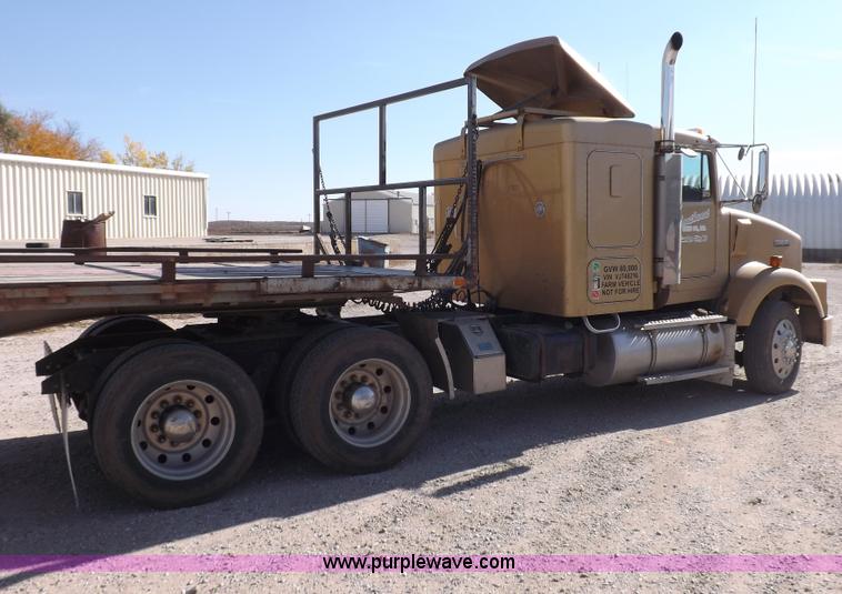 image for item F6218 1997 Kenworth T800 tandem axle semi truck