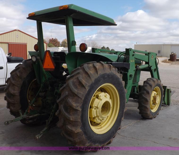 image for item F6233 1983 John Deere 2550 MFWD tractor