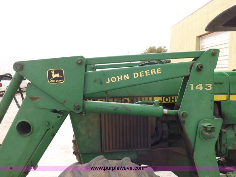 image for item F6233 1983 John Deere 2550 MFWD tractor