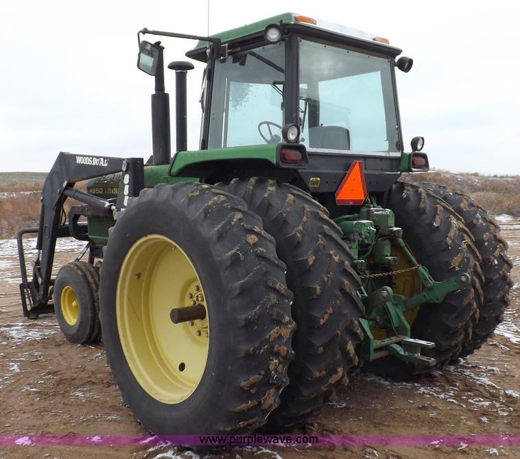 image for item F6240 1985 John Deere 4650 tractor