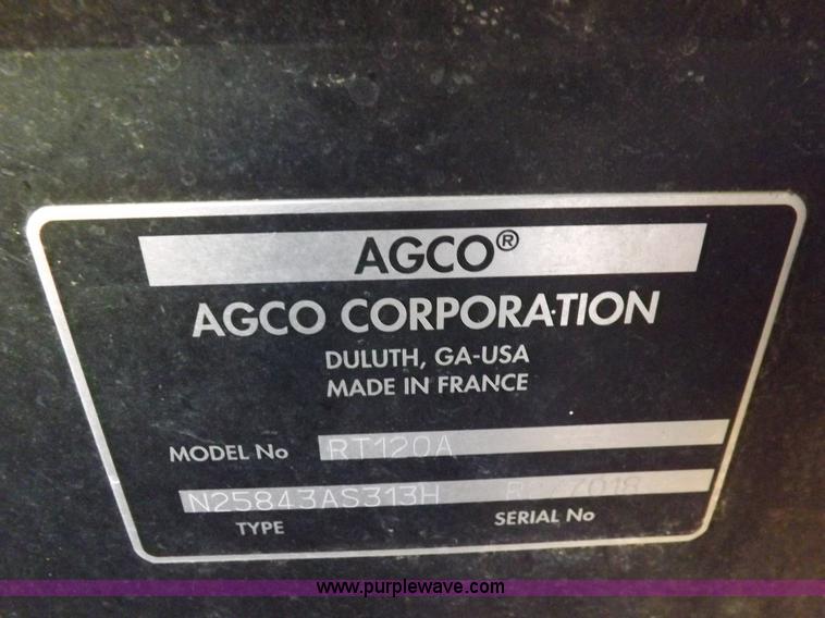 image for item F6241 2004 AGCO RT120A MFWD tractor