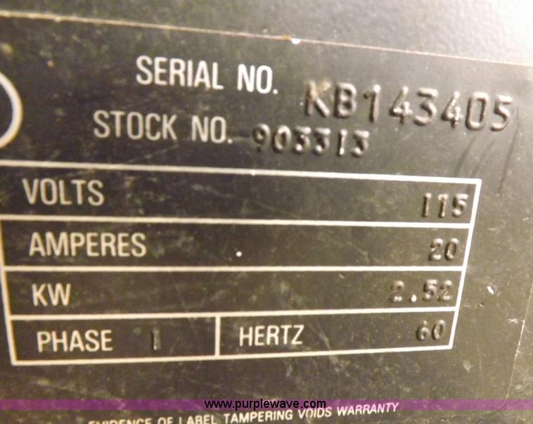 image for item F6326 Miller Millermatic 90 CV-DC arc welding power source