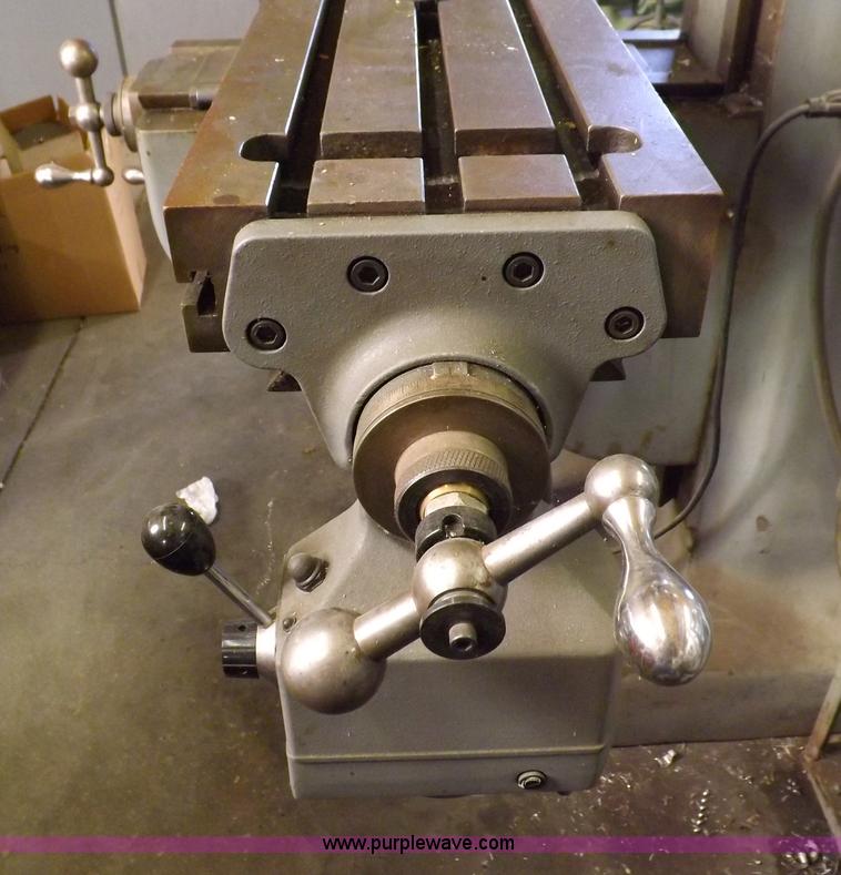 image for item J9047 Bridgeport 130321 vertical knee mill with power feed