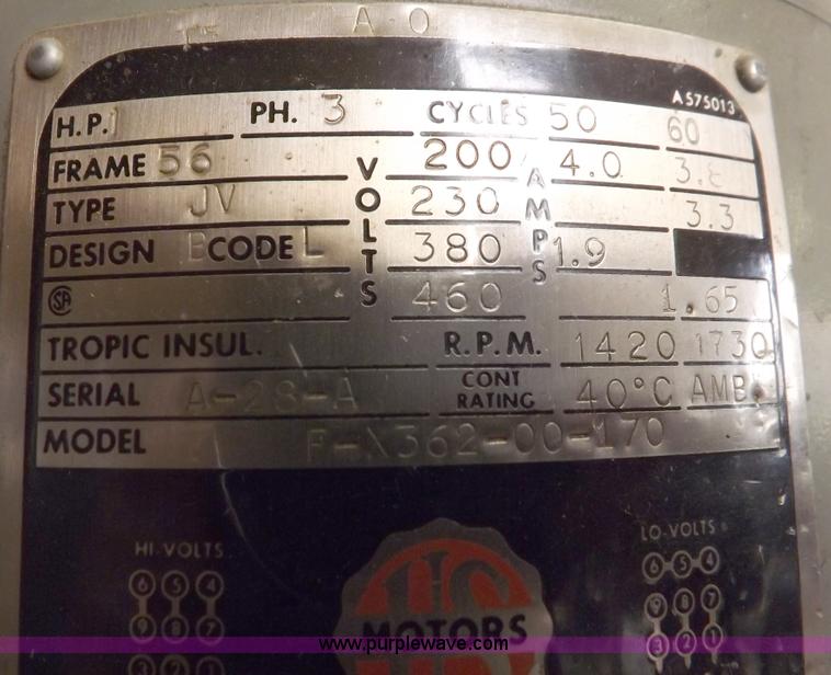 image for item J9047 Bridgeport 130321 vertical knee mill with power feed