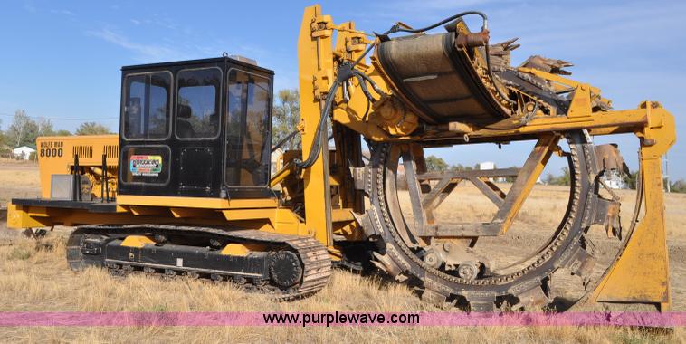 image for item C3043 2010 Wolfe Man 8000 wheel trencher