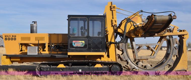 image for item C3043 2010 Wolfe Man 8000 wheel trencher