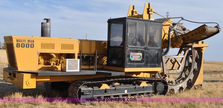 image for item C3043 2010 Wolfe Man 8000 wheel trencher
