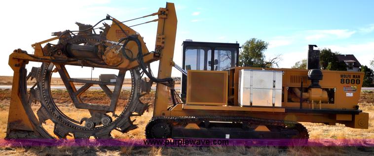 image for item C3043 2010 Wolfe Man 8000 wheel trencher