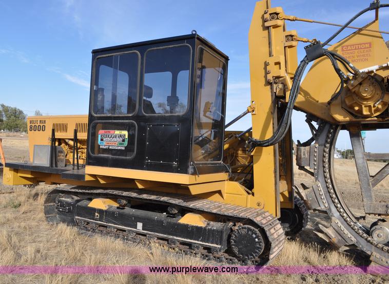 image for item C3043 2010 Wolfe Man 8000 wheel trencher