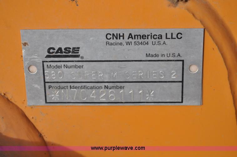 image for item C3045 2009 Case 580 Super M II backhoe