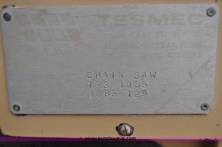 image for item C3048 2000 Tesmec TRS 1085 chainsaw trencher