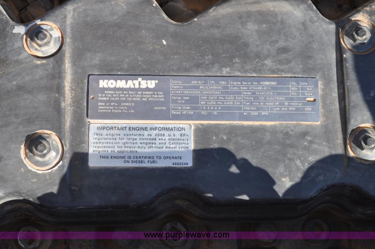 image for item C3051 2008 Komatsu PC200LC-8 excavator