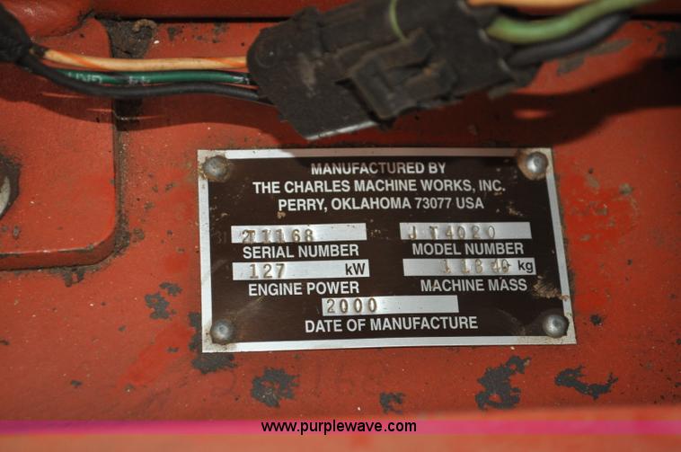 image for item C3052 2000 Ditch Witch 4020 directional drill