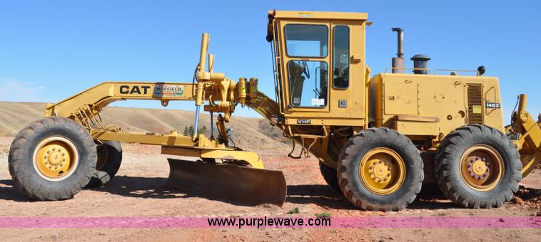 image for item C3054 1987 Caterpillar 140G motor grader