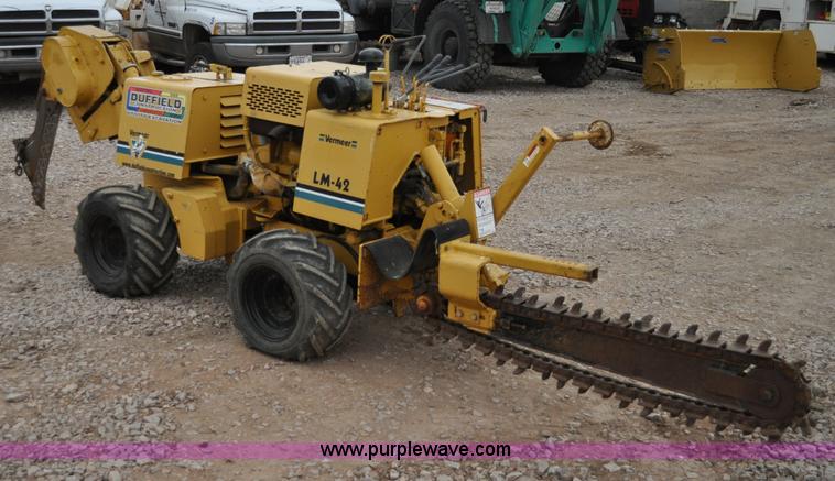 image for item C3060 Vermeer LM42 articulated trencher