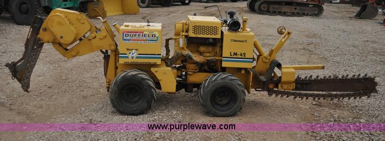 image for item C3060 Vermeer LM42 articulated trencher