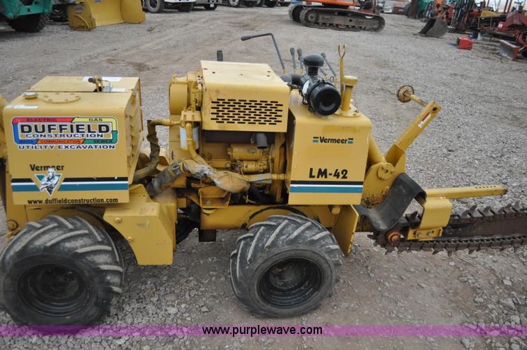 image for item C3060 Vermeer LM42 articulated trencher