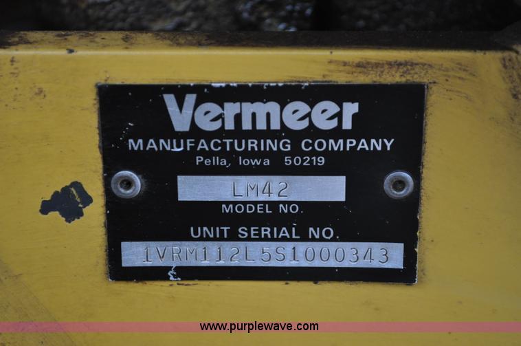 image for item C3060 Vermeer LM42 articulated trencher