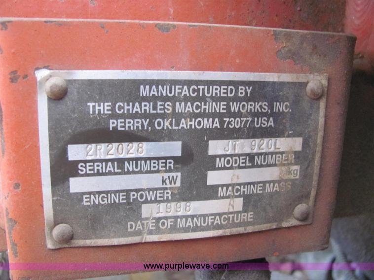 image for item C3063 1998 Ditch Witch JT920L directional boring machine