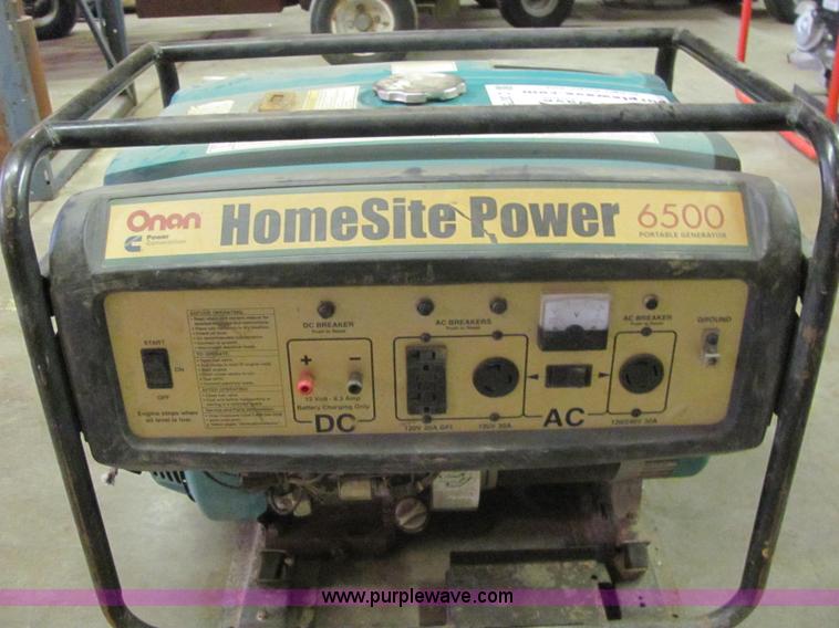 image for item C3075 Onan 6500 portable generator