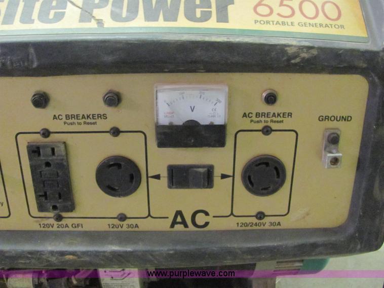 image for item C3075 Onan 6500 portable generator