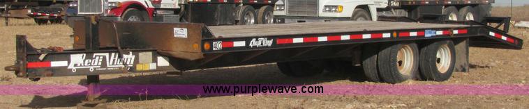 image for item C3107 1995 Redi Haul 25' flat bed trailer