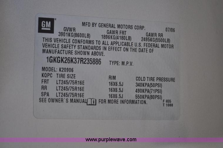 image for item C3222 2007 GMC Yukon XL SLT SUV