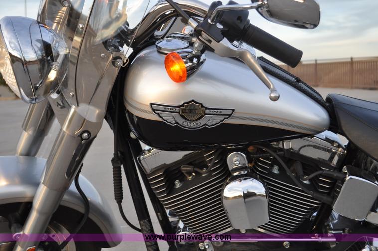 image for item C3242 2003 Harley Davidson Fat Boy motorcycle