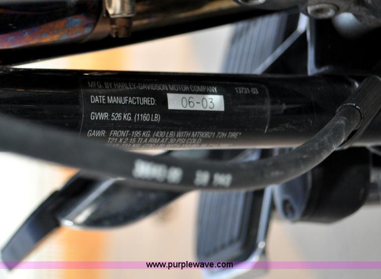 image for item C3242 2003 Harley Davidson Fat Boy motorcycle