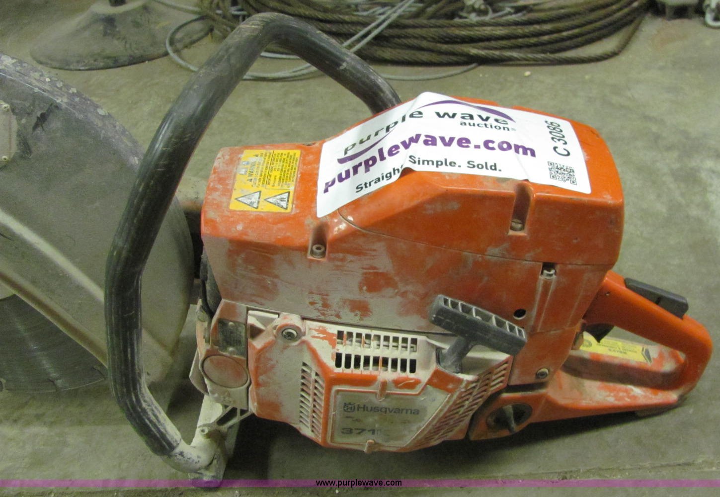 Husqvarna 371K concrete saw in Rapid City, SD Item C3086 sold