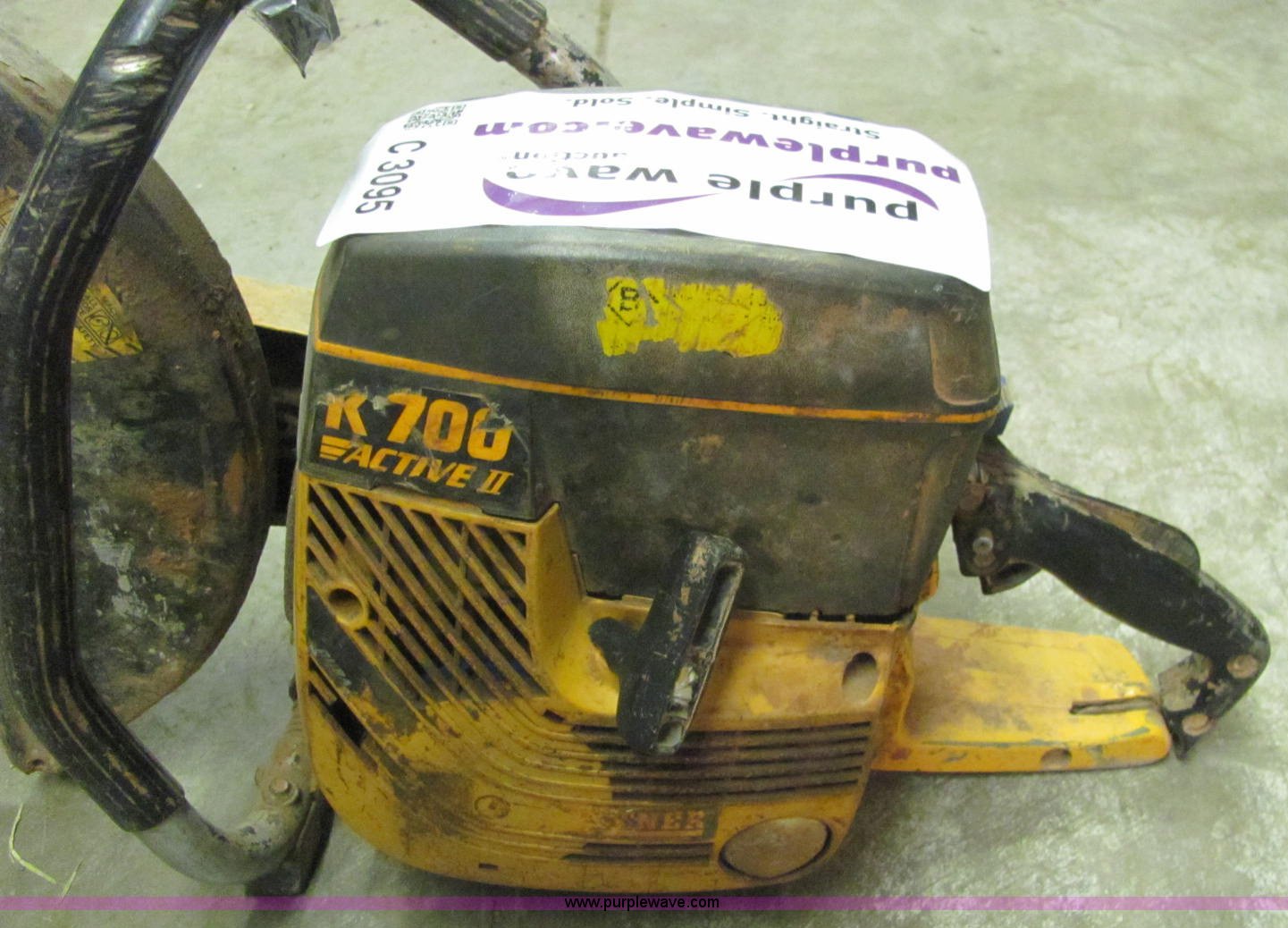 Partner K700 Active II concrete saw in Rapid City, SD | Item C3095 sold ...
