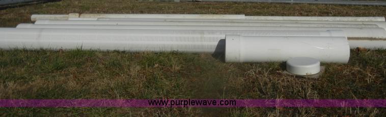 image for item D4503 (8) assorted PVC pipe sections for well casings