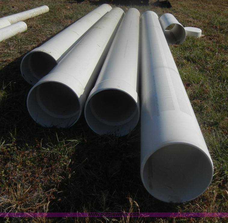 image for item D4503 (8) assorted PVC pipe sections for well casings