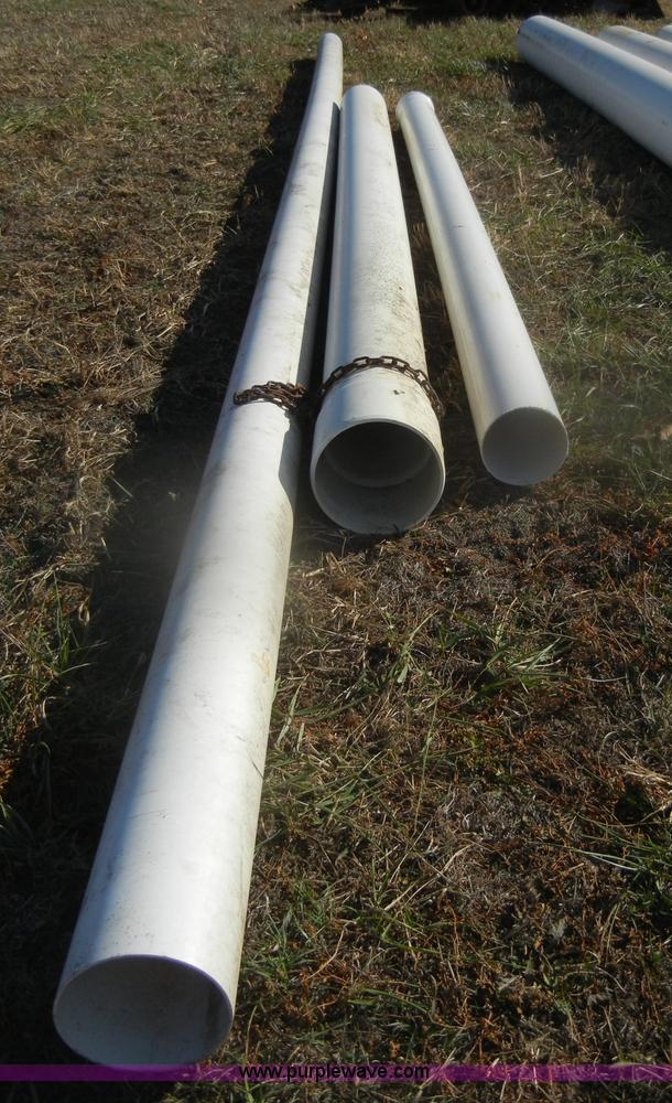 image for item D4503 (8) assorted PVC pipe sections for well casings