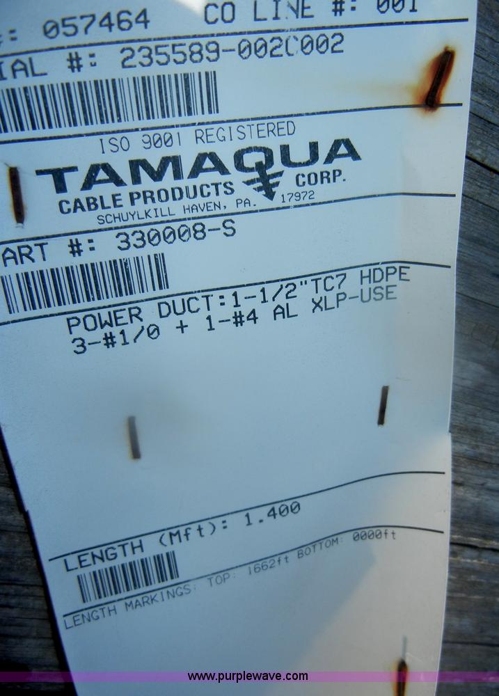 image for item D4507 (7)) partial spools of underground wire