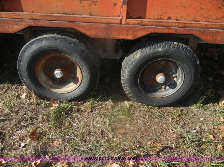 image for item D4517 1977 Shopbuilt tandem axle trailer