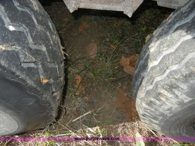 image for item D4517 1977 Shopbuilt tandem axle trailer