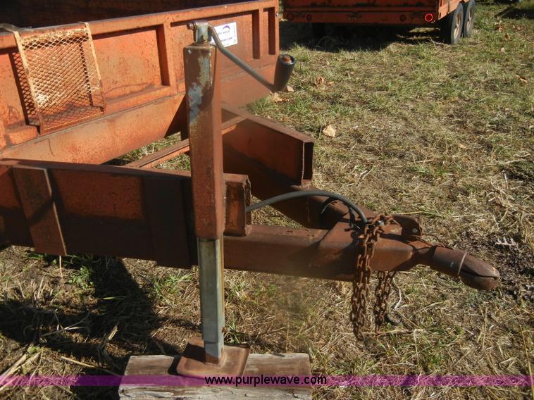 image for item D4517 1977 Shopbuilt tandem axle trailer