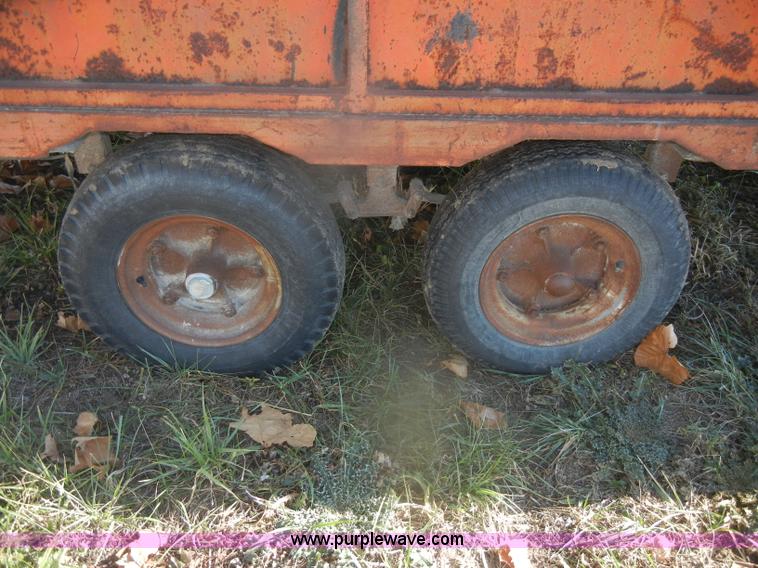 image for item D4517 1977 Shopbuilt tandem axle trailer