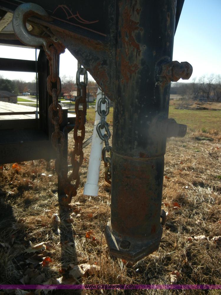 image for item D4661 1998 Oklahoma 35.5' gooseneck trailer