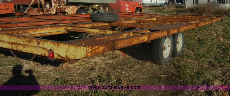 image for item D4662 1977 Shop built 30' trailer