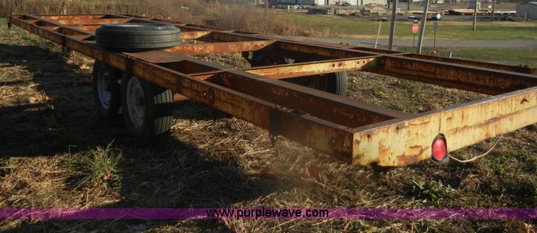 image for item D4662 1977 Shop built 30' trailer