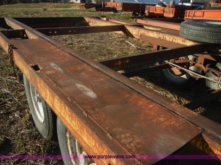 image for item D4662 1977 Shop built 30' trailer