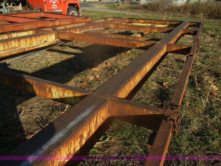 image for item D4662 1977 Shop built 30' trailer