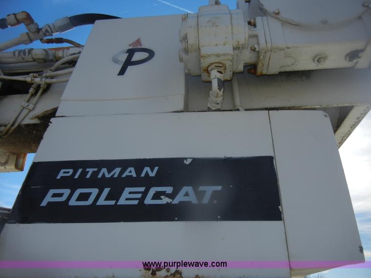 image for item D4702 1983 Chevrolet Kodiak C70 Pitman Polecat flatbed truck