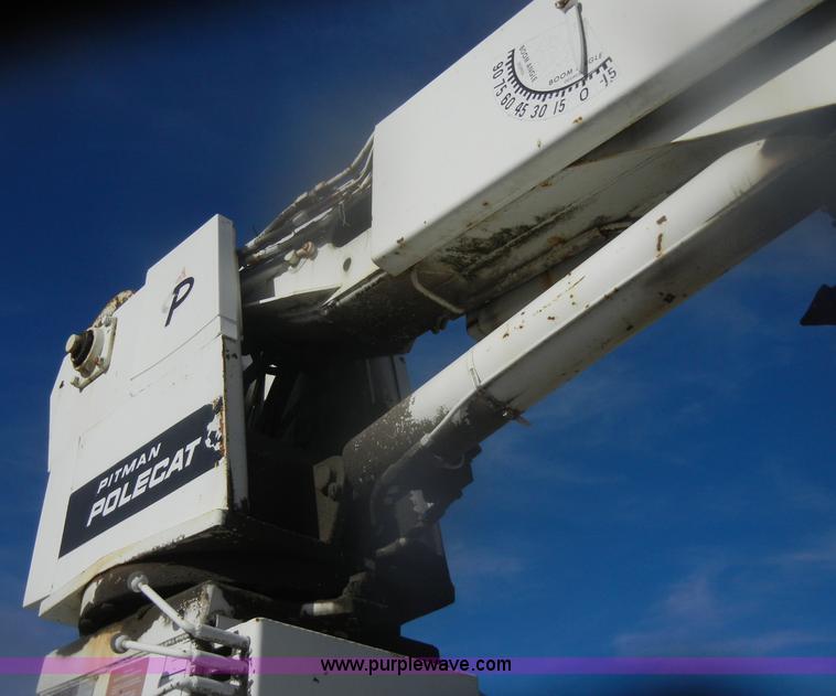 image for item D4702 1983 Chevrolet Kodiak C70 Pitman Polecat flatbed truck