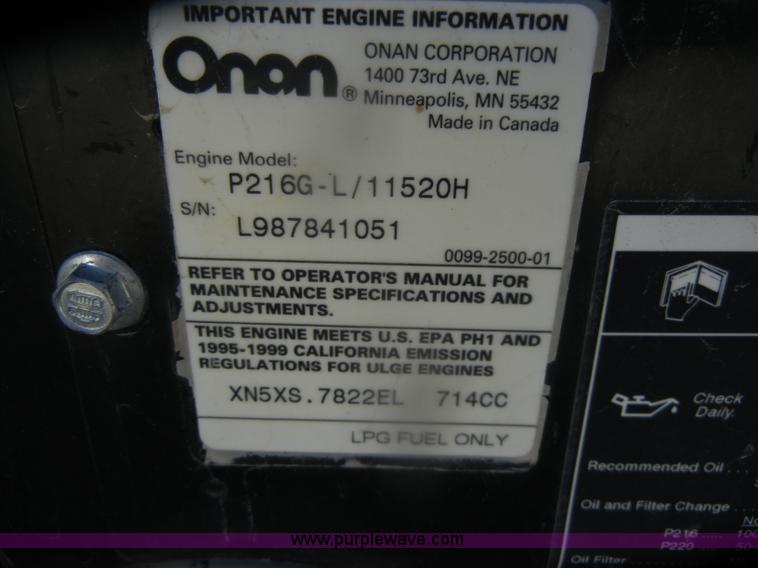 image for item D4704 Miller Bobcat 225 propane welder/generator