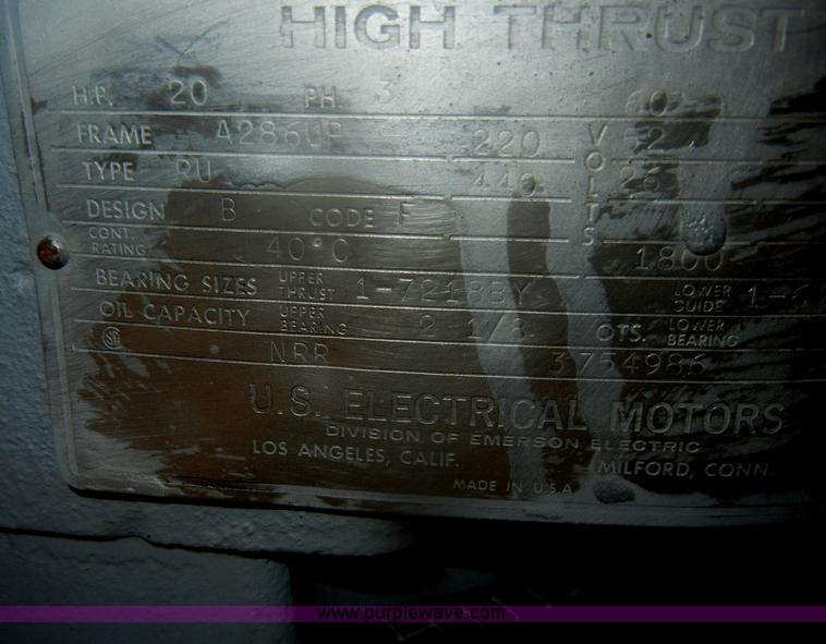 image for item O9601 US Motors Irrigation motor