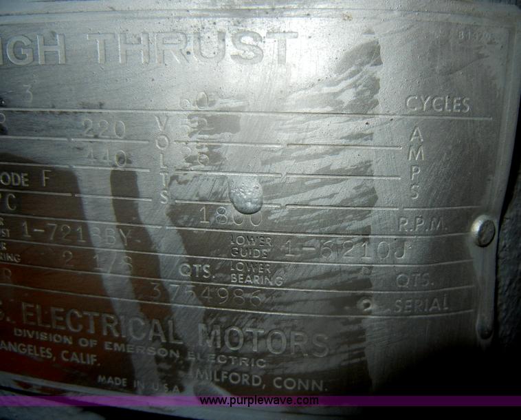 image for item O9601 US Motors Irrigation motor