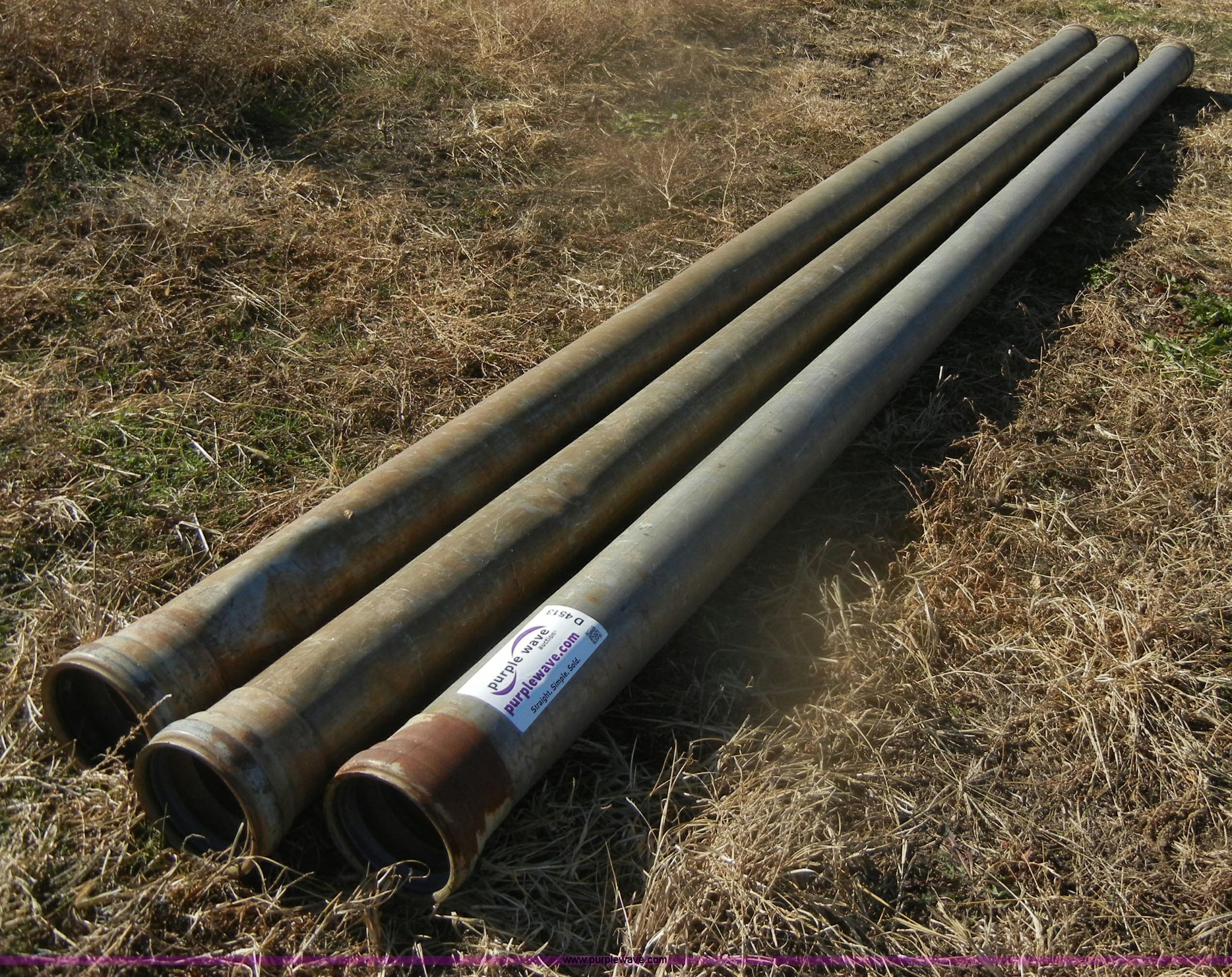 (3) aluminum irrigation pipes in St. Marys, KS Item D4513 sold